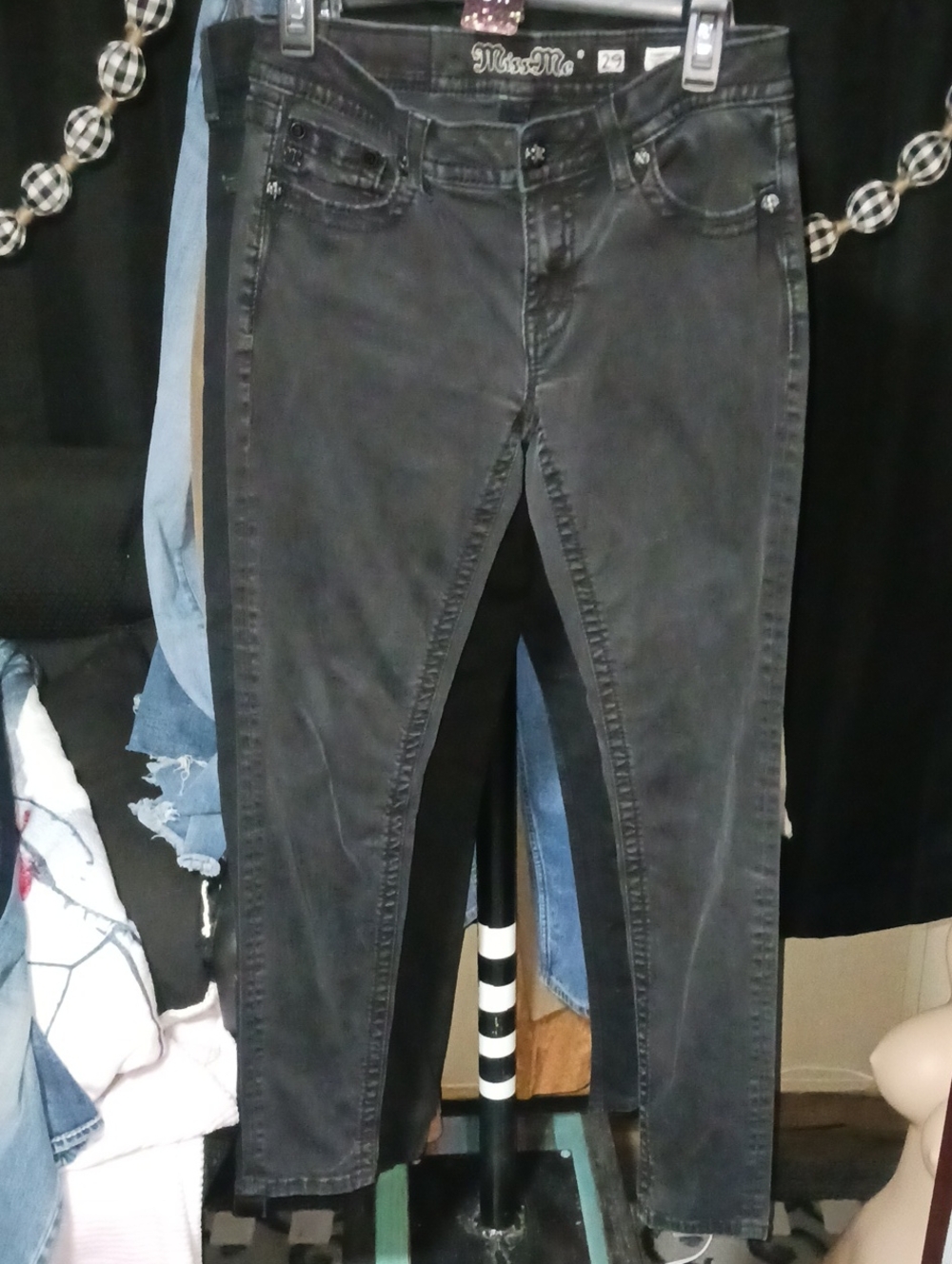 Miss Me Women's Black Skinny Stretch Jeans